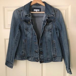 Ann Taylor Loft Blue Denim Jacket